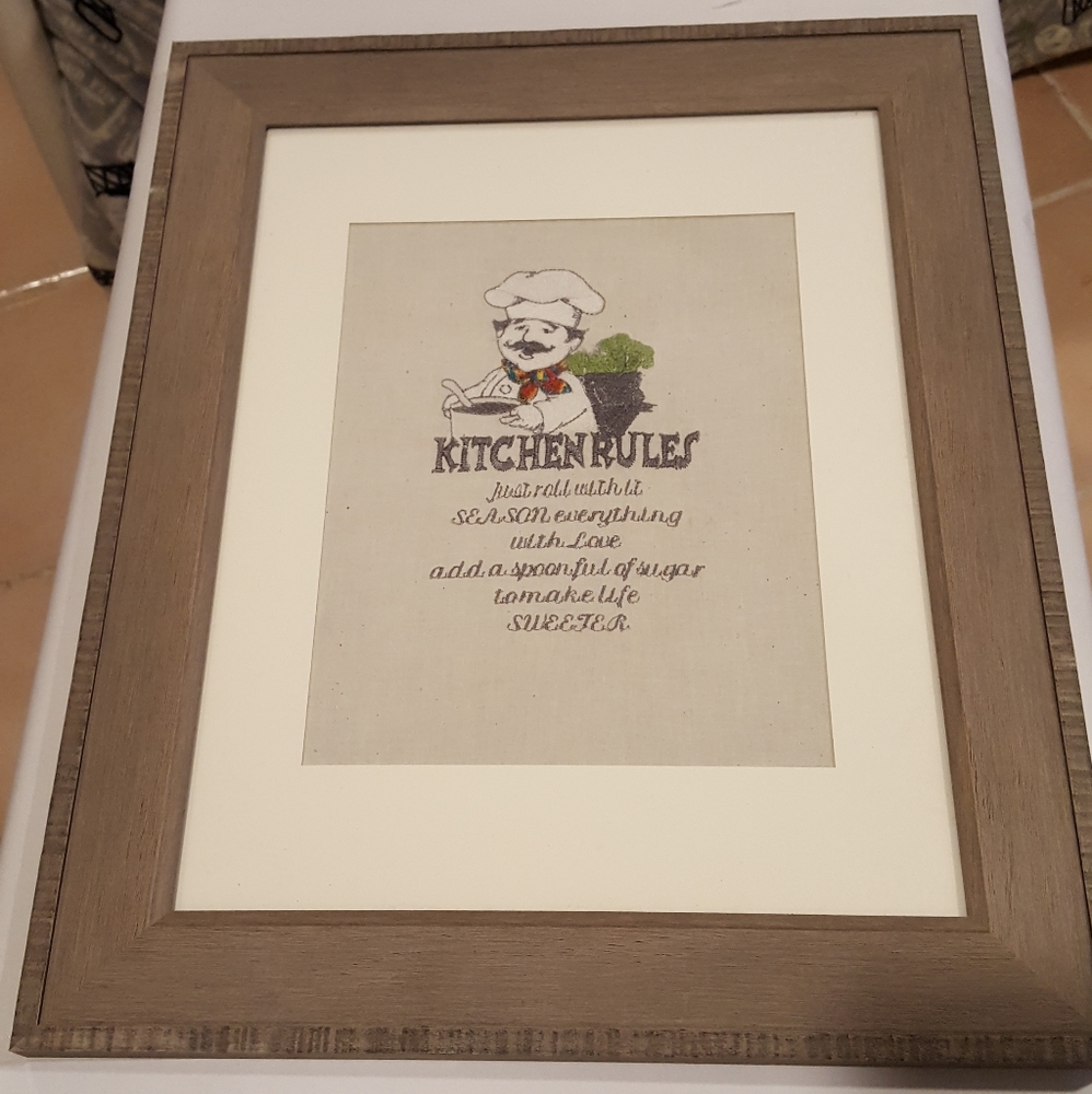 Framed artwork